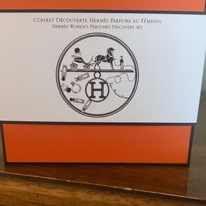 Hermes Women's Perfumes Discovery Set - Orange and White